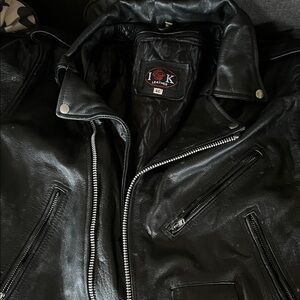 Men’s IK Leather Motorcycle Jacket